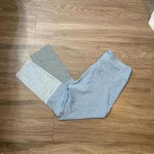 women’s high rise outdoor voices leggings - blue/grey